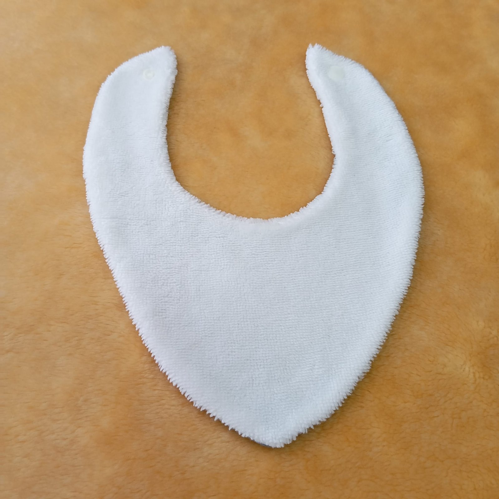 Babero Muselina Azul Vintage