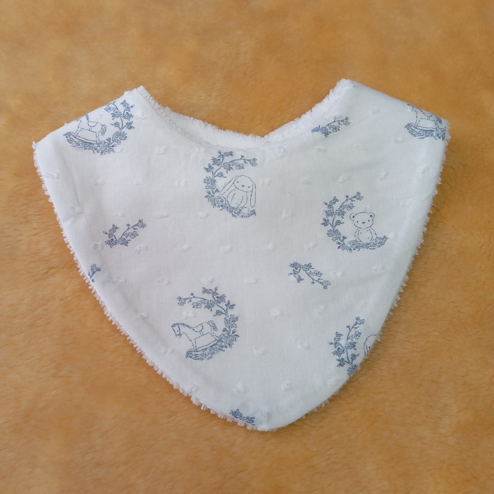 Babero Azul Clásico