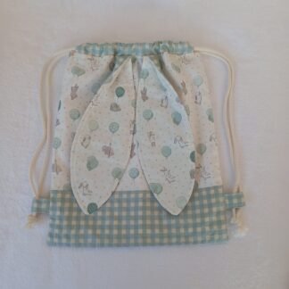 Mochila Orejitas Conejitos globos