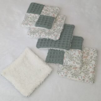 Discos faciales reutilizables, Flores Ditsy