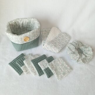 Set Facial Reversible Flores Ditsy