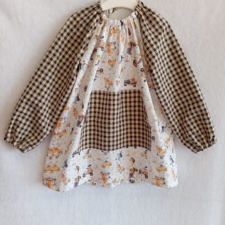 Bata infantil Animalitos sobre ruedas