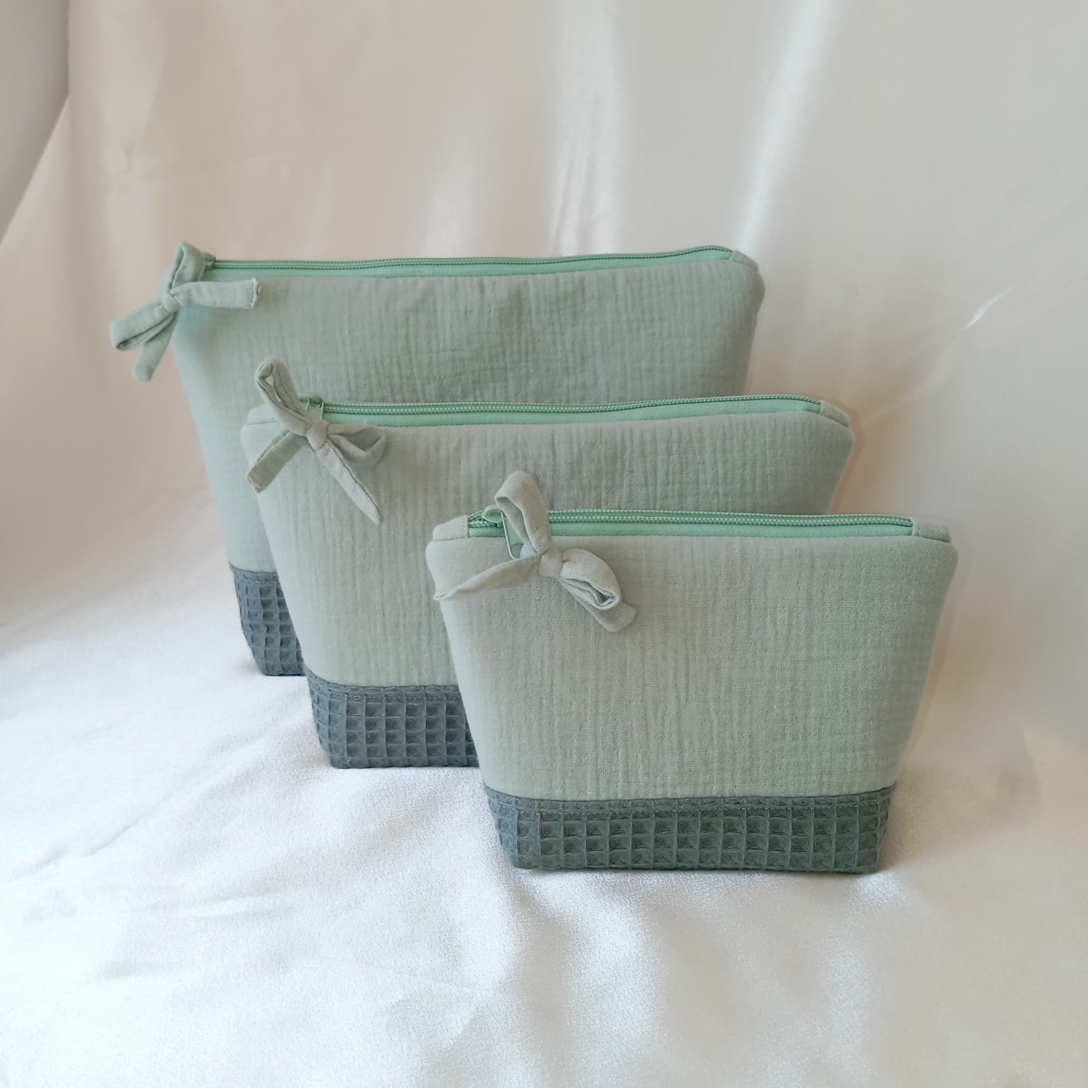 Pack 3 neceseres Miramar en algodón mod 2