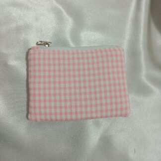 Monedero Vichy Rosa Algodón, Básico