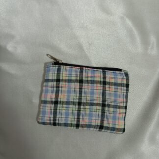 Monedero Cuadros Azul Highland, Básico