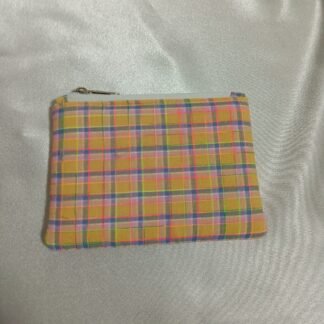 Monedero Cuadros Mostaza Arcoíris, Básico