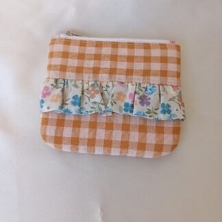 Monedero Vichy Primavera Caramelo Volante, Básico