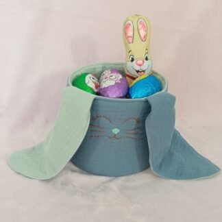 Cesto Redondo con Orejas de Conejito