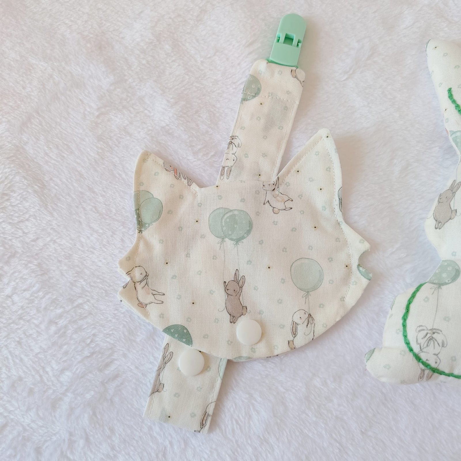 Funda Chupetero globos menta