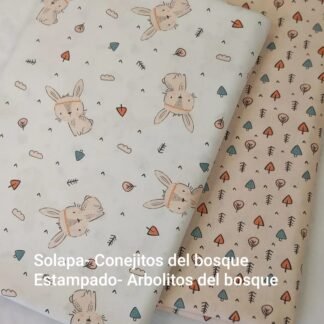 Mochila- Arbolitos del Bosque & Conejitos del bosque